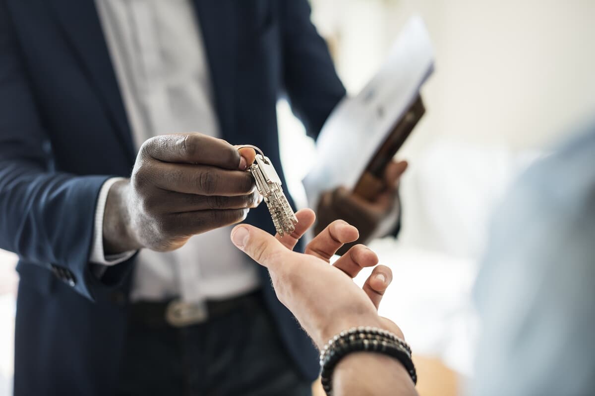 Vista aérea de empreendimento imobiliário de alto padrão